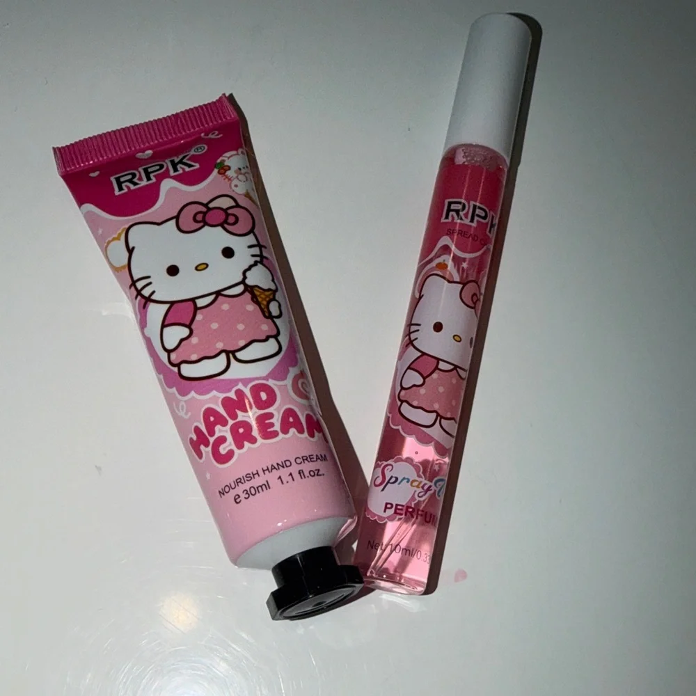 2 Piece Hello Kitty Hand Cream Set NWT